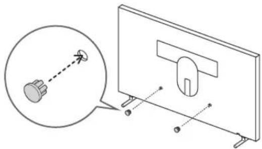 SAMSUNG The Frame UE49LS03 - Verwendung der Abdeckkappe - 1