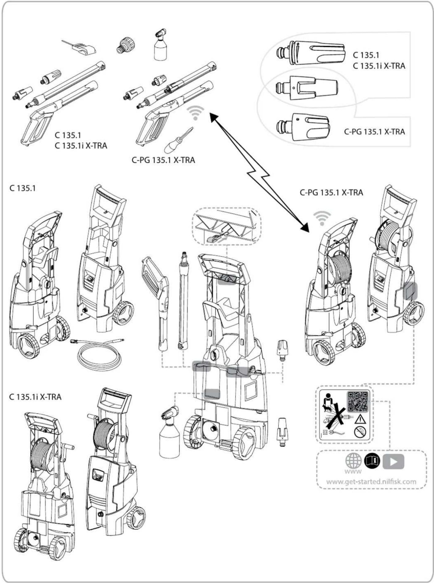 NILFISK C 135.18 PAD(8) - G Maintenance, inspection et réparation - 1