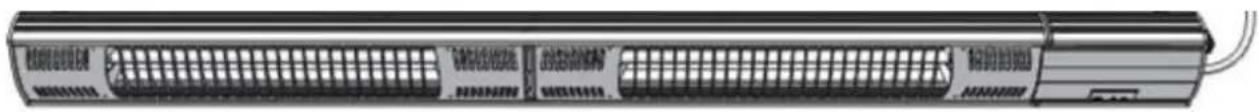 SunRed Polaris 3000 - Elektrische Heizung Wandmodell (WMGT13D) DE - 1