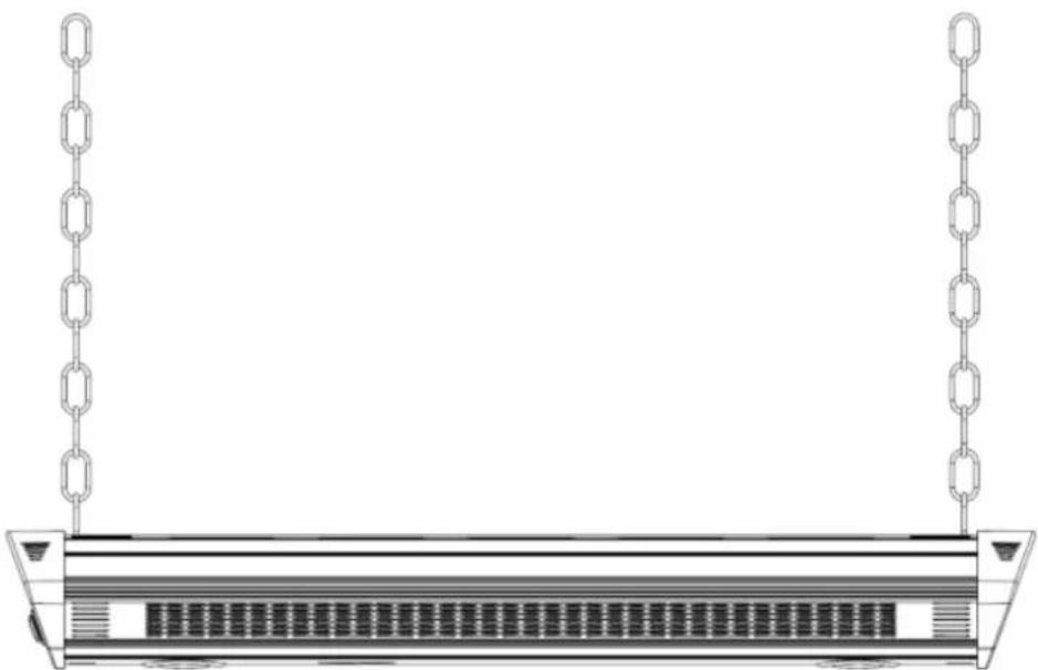 SunRed TRIPLE SH - Ceiling Hung electric Heater (TRIPLE S-H) EN - 1