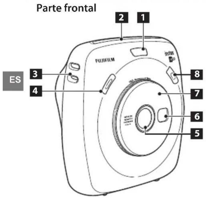 FUJIFILM Instax Square SQ20 - Nombres de las partes - 1