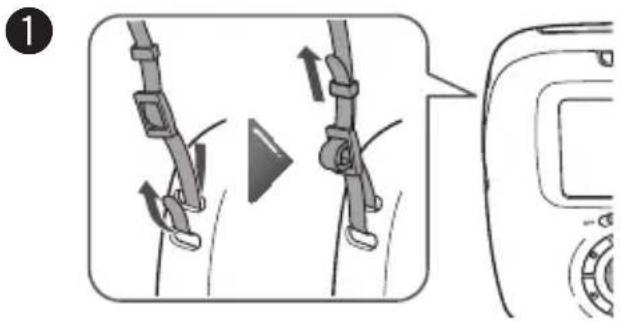 FUJIFILM Instax Square SQ20 - De schouderriem bevestigen (apart aan te schaffen) - 1