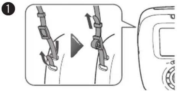 FUJIFILM Instax Square SQ20 - Fixation de la bandoulière (vendue séparément) - 1