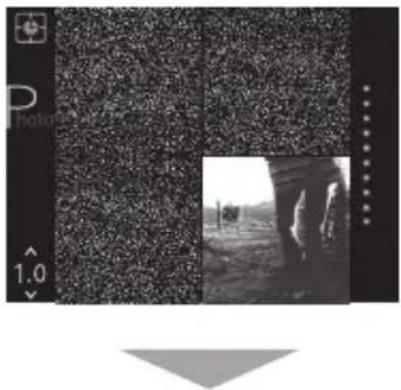 FUJIFILM Instax Square SQ20 - Zmena režimu snímania (pokracovanie) - 1