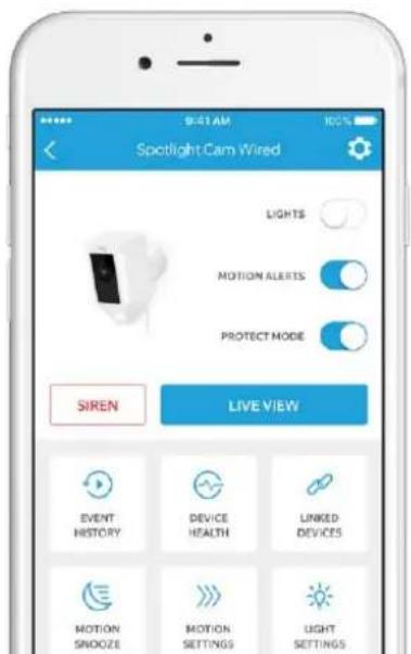 RING Spotlight Cam Wired - Explorer les fonctionnalités de votre Spotlight Cam. - 1