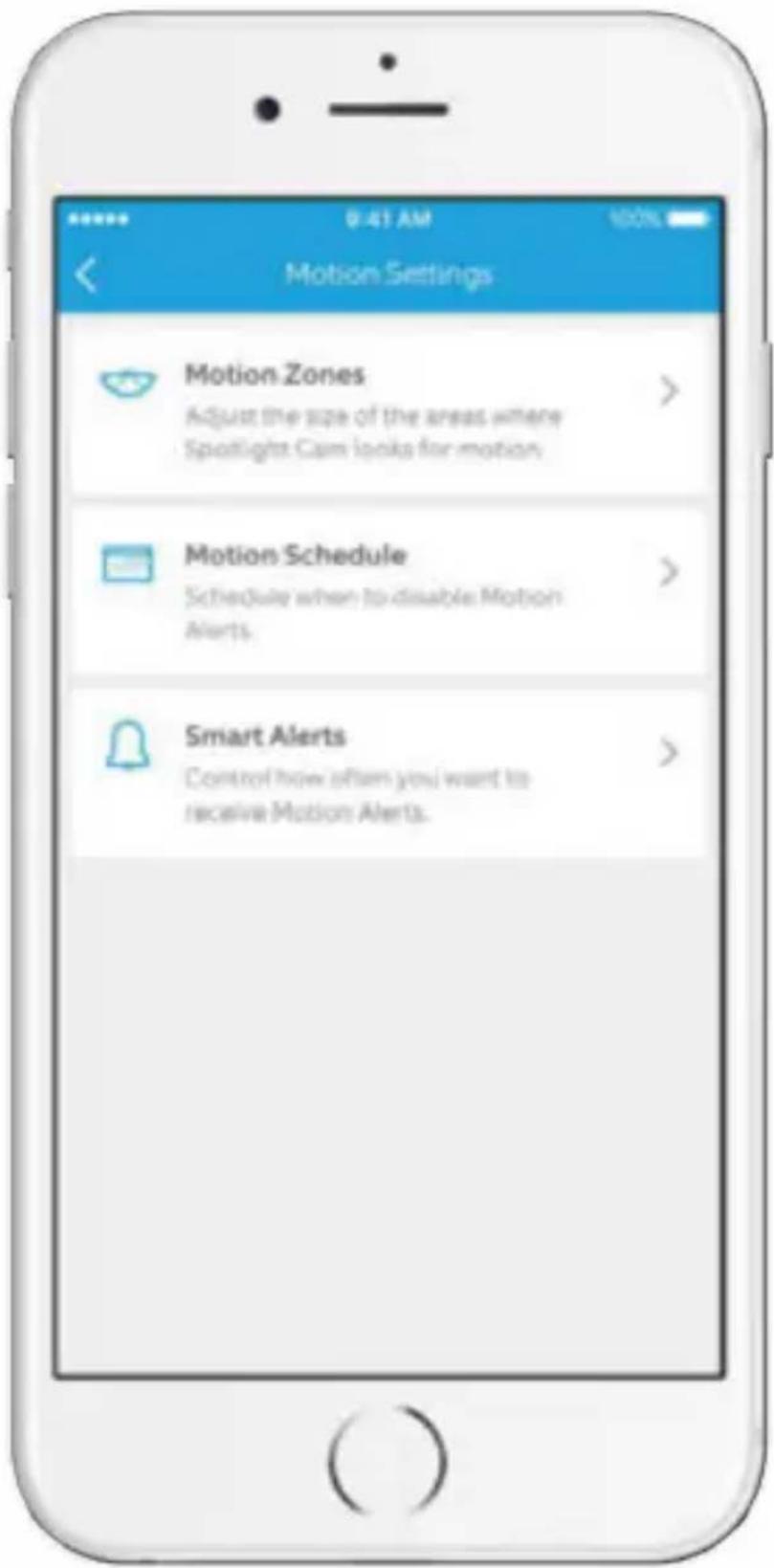 RING Spotlight Cam Battery - « Alertes intelligentes » (Smart Alerts) - 1