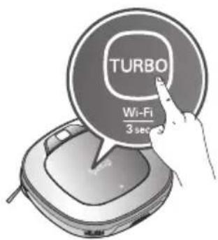 LG HombotL77BK - Mode turbo - 2