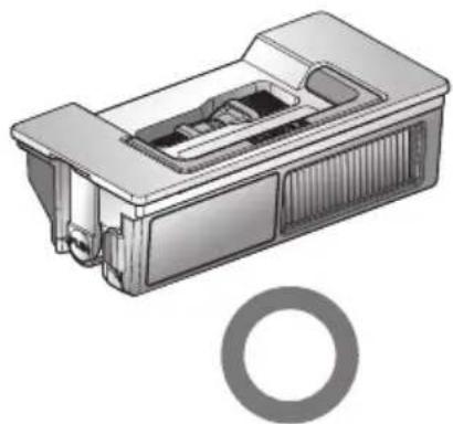 LG HombotL77BK - Par un message vocal "vérifiez que le bac à poussière et le filtre sont correctement installés. - 4