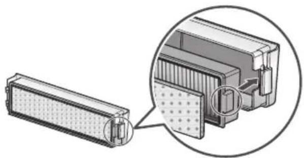 LG HombotL77BK - Nettoyage du filtre du réceptacle à poussière - 6
