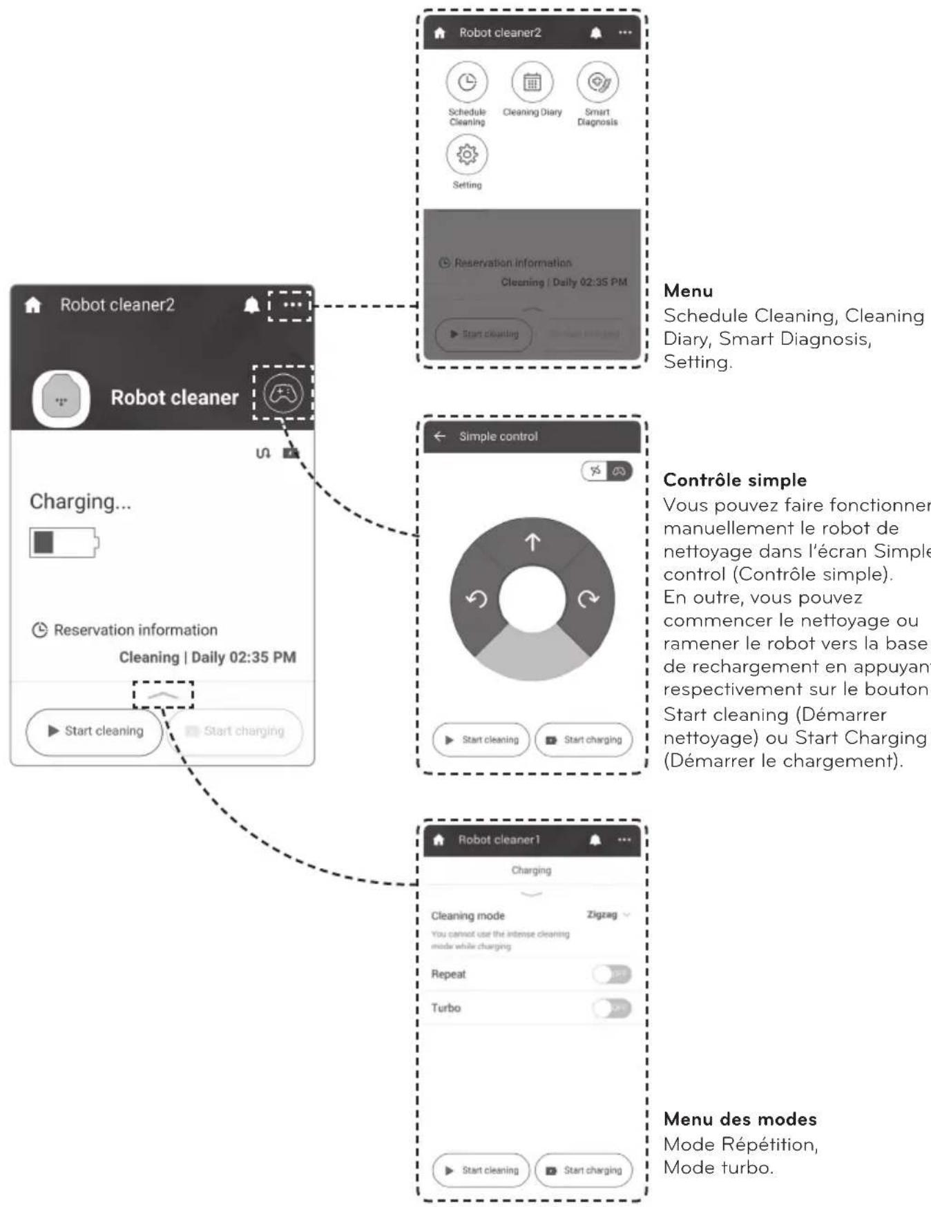 LG HombotL77BK - Écran de démarrage de l'application - 2