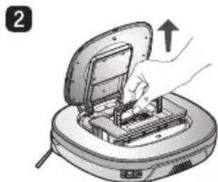 LG HombotL77BK - Nettoyage du BAC à poussières - 2