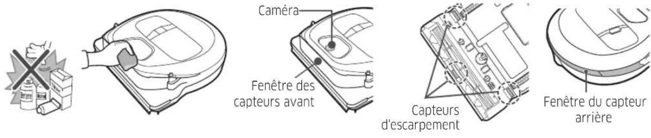 SAMSUNG POWERbot Smart Control - Nettoyage des capteurs et de laamera - 1