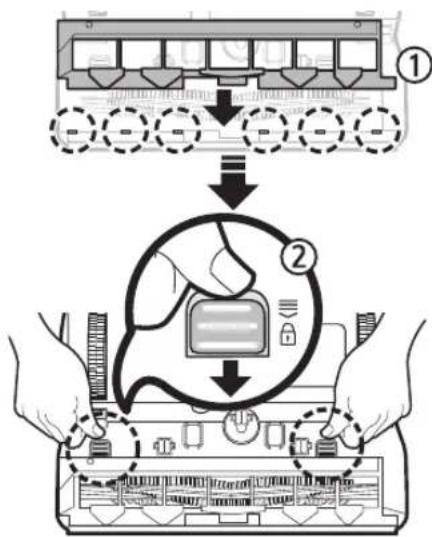 SAMSUNG POWERbot Smart Control - Nettoyage de la Brosse et du volet obturateur automatique - 7