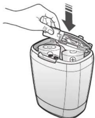 SAMSUNG POWERbot Smart Control - Einlagen der Batterien - 3