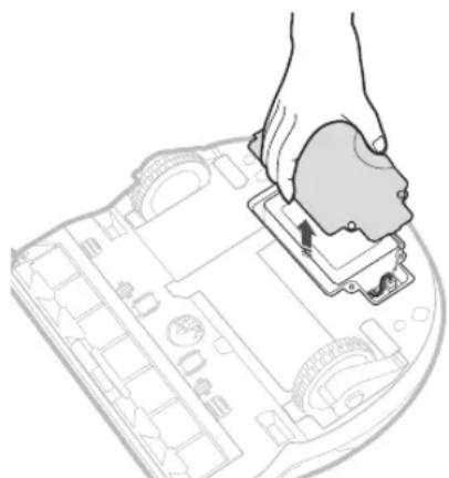 SAMSUNG POWERbot Smart Control - Entfernen des Akkus - 2