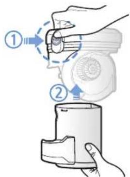 SAMSUNG POWERbot Expert - Nettoyage du réservoir de poussière - 2
