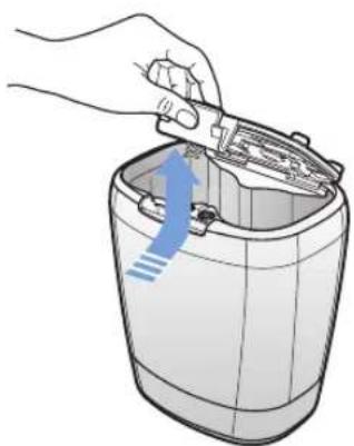 SAMSUNG POWERbot Expert - Insertion des piles - 1