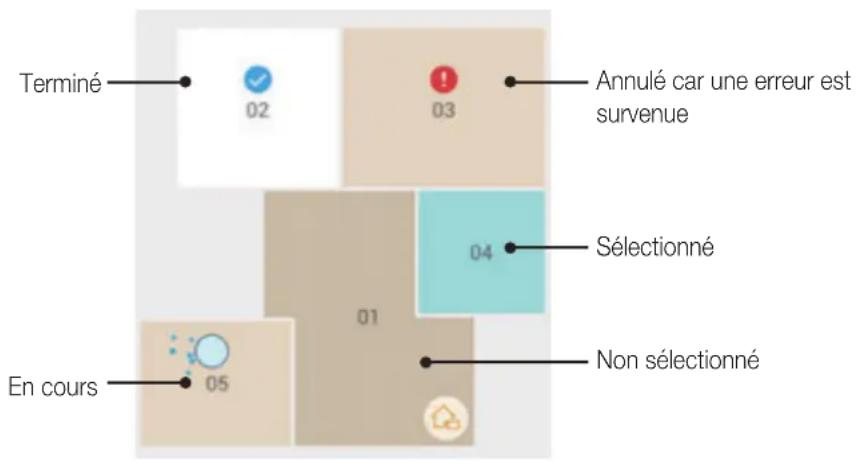 SAMSUNG POWERbot Expert - Utilisation de la fonction Select &amp; Go (Sélection avant départ) - 2