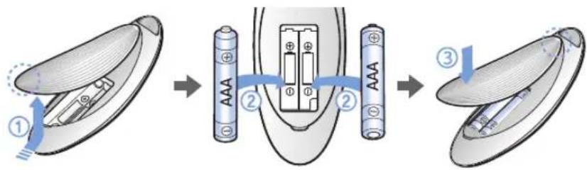 SAMSUNG POWERbot Expert - Batterijen plaatsen - 1