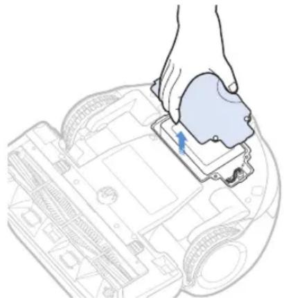 SAMSUNG POWERbot Expert - Entfernen der Batterie - 2