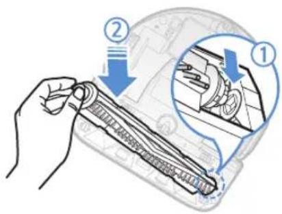 SAMSUNG POWERbot Expert - Nettoyage de la brosse spéciale poils d'animaux - 4