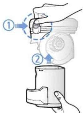 SAMSUNG POWERbot Expert - Reinigen des Staubbehälters - 2