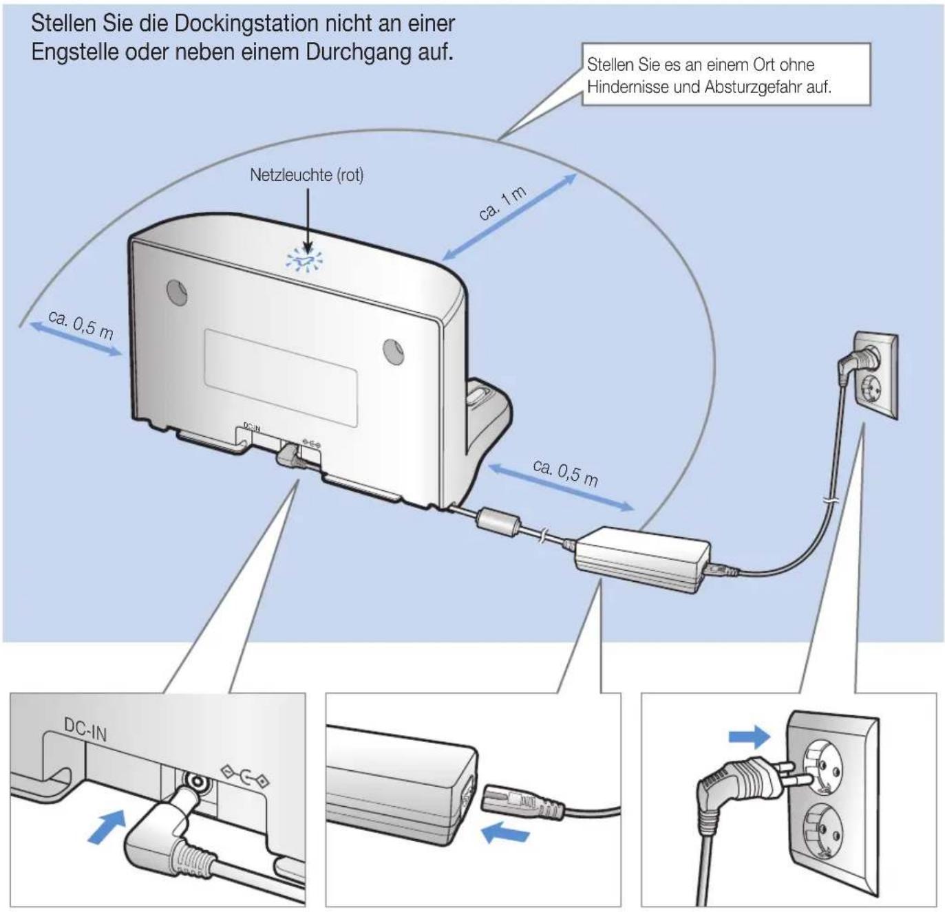 SAMSUNG POWERbot Expert - Aufstellen der Ladestation - 1