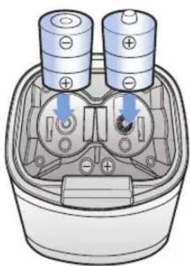 SAMSUNG POWERbot Expert - Insertion des piles - 2