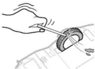 SAMSUNG POWERbot Boost - Nettoyage de la roue d'entrainement - 3