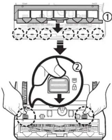 SAMSUNG POWERbot Boost - Reinigen der Bürste und des Auto-Shutters - 7