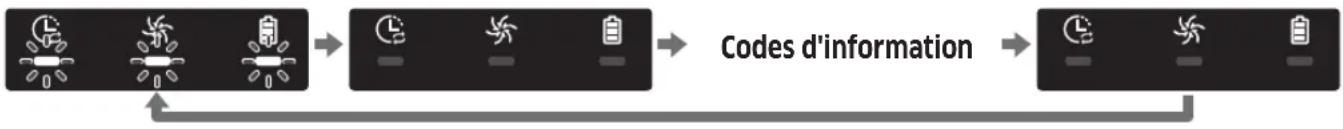 SAMSUNG POWERbot Boost - Codes d'information - 1