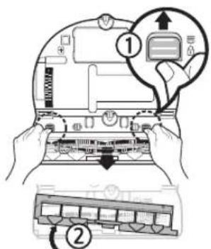 SAMSUNG POWERbot Boost - De borstel en het automatische schuifdeksel reinigen - 1