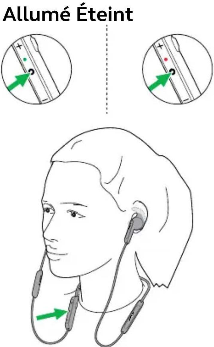 JABRA Elite 45e - Allumer/éteindre le micro-casque - 1
