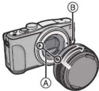 PANASONIC 20mm f1.7 II - ■ Mise en place de l'objetif - 1