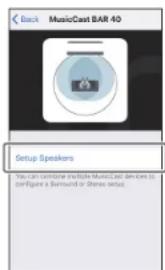 YAMAHA Musiccast 50 - 2Suivez les instructions à l'écran de l'application pour effectuer les réglages. - 4