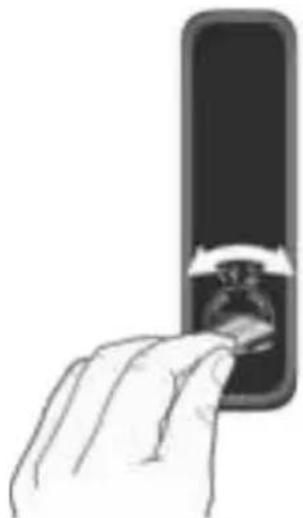 SONORO Relax SO810 - Inserire la ba eria nel telecomando - 1