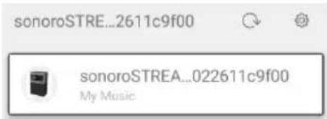 SONORO Stream SO410 - Gebruik van de UNDOK™-app voor bediening van de sonoroSTREAM - 3