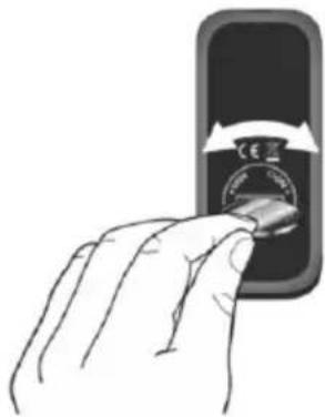 SONORO Stream SO410 - Plaatsen van de batterij in de afstandsbediening - 1