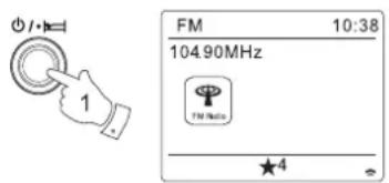 SANGEAN WFT3 - Rappel de stations présélectionnées en mode DAB et FM - 3