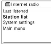 SANGEAN WFT3 - Selectionner les stations ajoutées - 1