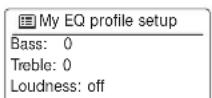 SANGEAN WFT3 - Configurer leur profil My EQ - 2