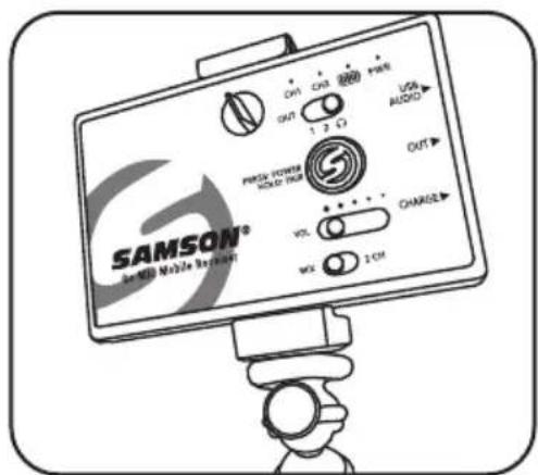 SAMSON® for Mobile Terminal OUT CH3 2000 PARE 1 2 0Ω USB AUDIO PICKY POWER HOLD TUR OUT VOL CHARGE WOL 2 CH