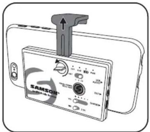 SAMSON Go Mic Mobile - Montaż na smartfonie - 1