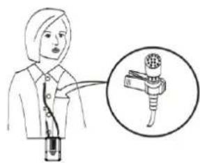 Power Dynamics PD781 - LAVALIER TIE-CLIP MICROPHONE - 2