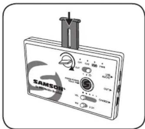 Power Dynamics PD732C - Fissaggio ad un adattatore a slitta - 2