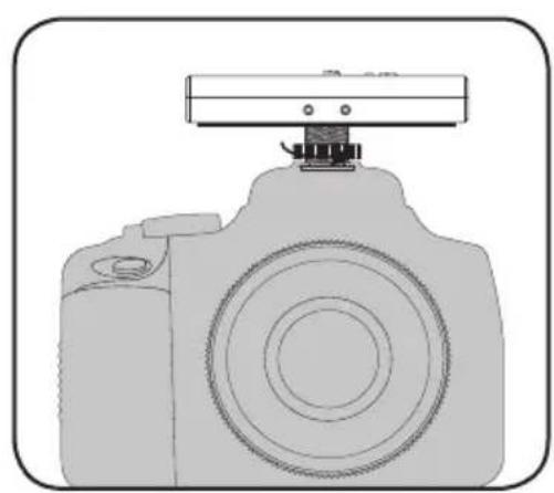 Power Dynamics PD732C - Anbringen an einem Zubehörschuh-Adapter - 4
