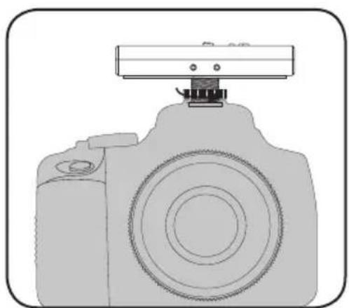 Power Dynamics PD732C - Affixing to a cold shoe adapter - 4