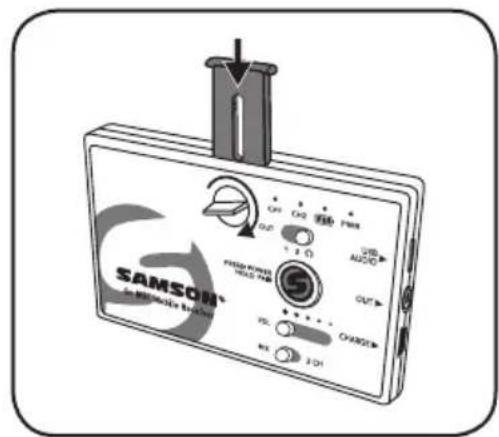 Power Dynamics PD732C - Fixation sur un adaptateur à griffe - 2