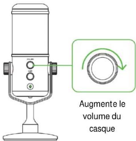 RAZER Seiren Elite - RÉGLAGE DU VOLUME DU CASQUE - 1