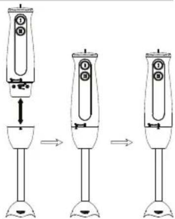 INVENTUM CMX435S - Warning: the blades of the blender shaft are extremely sharp. - 1